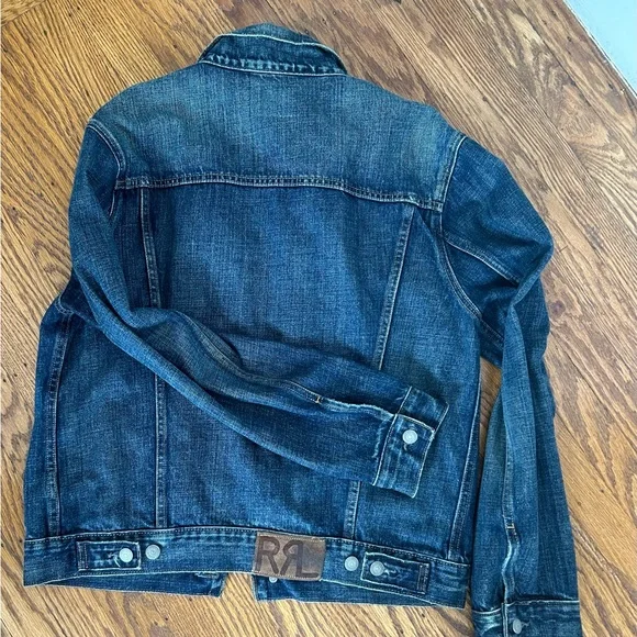 Ralph Lauren Men’s vintage blue jean jacket. Medium, good condition - Picture 4 of 5
